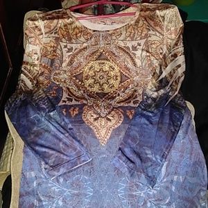 Women's jeweled Reba shirt.